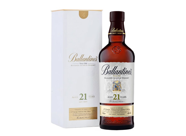 云南百龄坛威士忌回收百龄坛21年苏格兰威士忌40°Ballantine's进口洋酒700ml