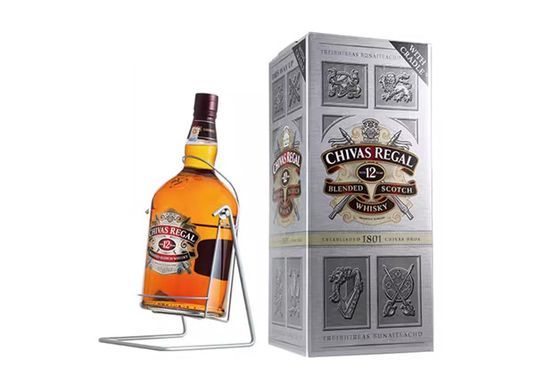 云南芝华士12年威士忌回收4500ml 9斤装4.5L进口Chivas Regal洋酒礼盒