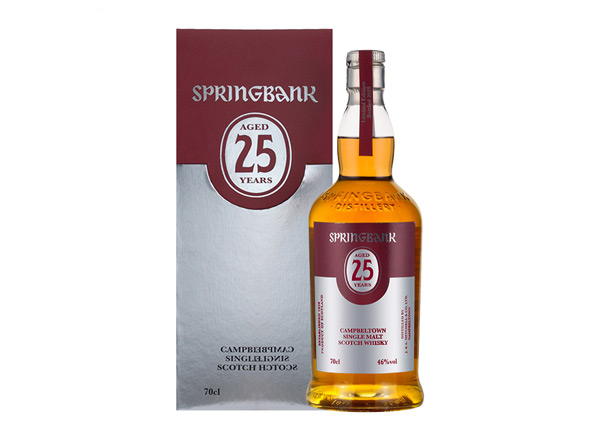 云南云顶25年回收云顶威士忌SpringBank 46度坎贝尔镇苏格兰单一麦芽700m进口洋酒威士忌