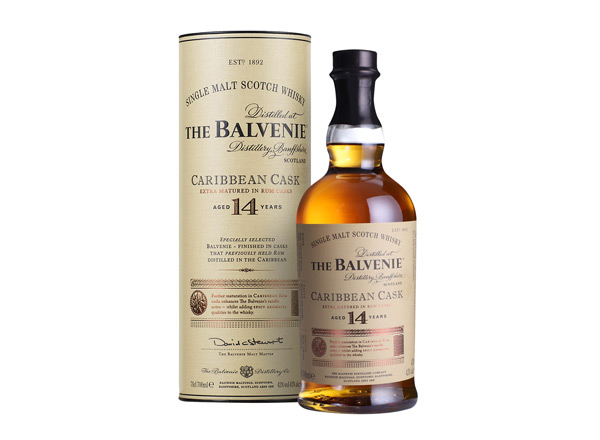 云南百富14年回收百富威士忌加勒比桶陈酿The Balvenie Caribbean Cask洋酒上门收购