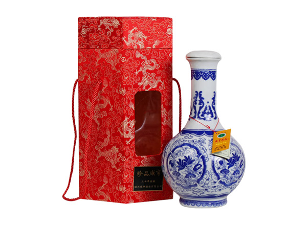 云南咸亨黄酒回收珍品咸亨三十年花雕酒青瓷瓶盒装绍兴黄酒2.5L行情价格