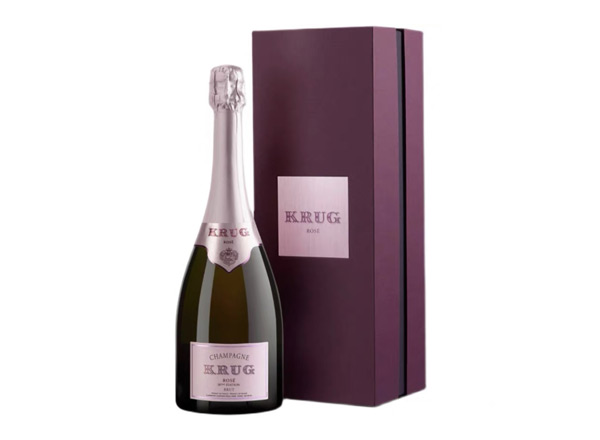 云南库克香槟回收库克桃红香槟Krug Rose礼盒版行情价格