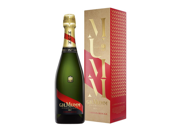 云南玛姆香槟回收风尚版玛姆红带香槟起泡酒G.H. Mumm Cordon Rouge Brut